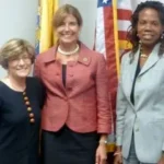 From left to right: Anna-Maria Pittella, Esq.; Sen. Jennifer Beck; Valerie Brown, Esq.