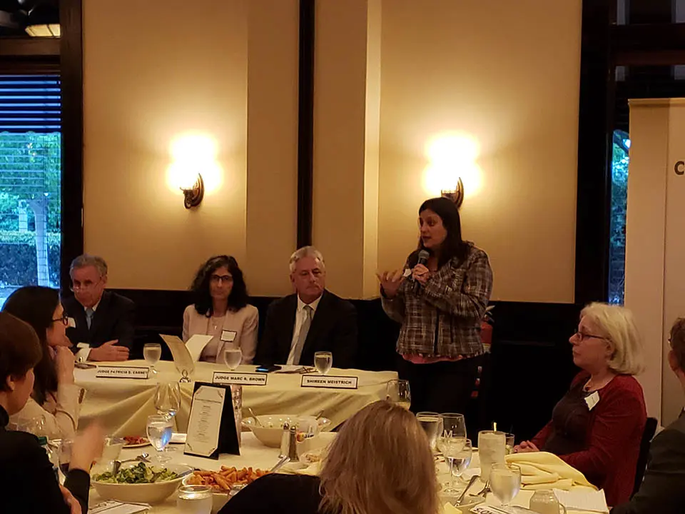 Lively, educational panel discussion with the Honorable Patricia Carney and Honorable Marc Brown, JSCs New Jersey Council of Collaborative Practice Group’s 2019 annual event